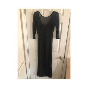 Mesh black dress
